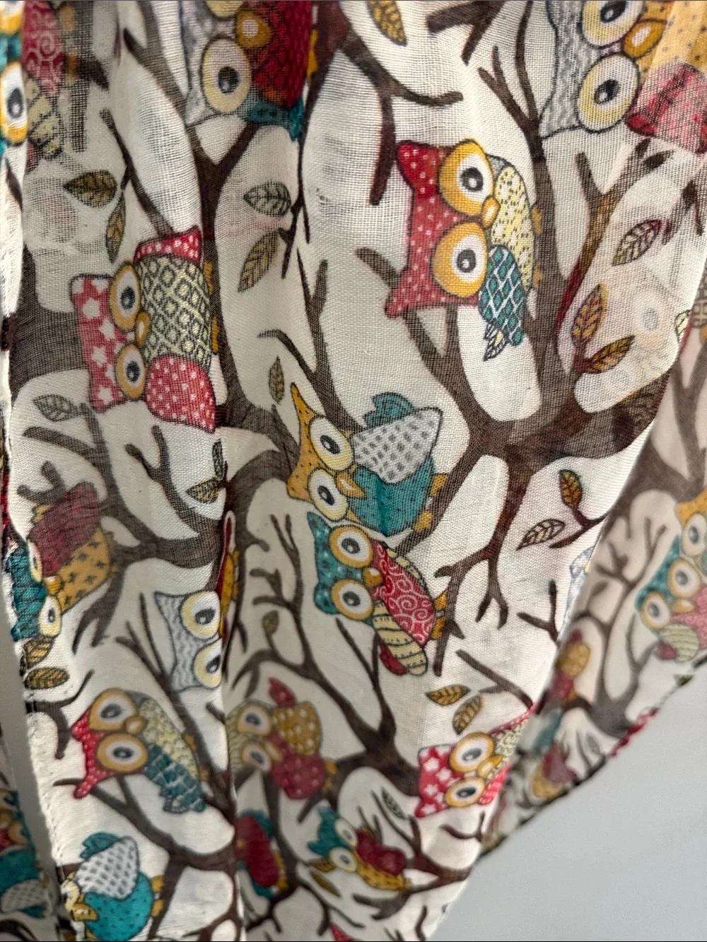 Like New! Owl Infinity Scarf